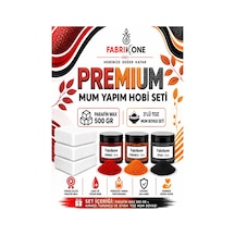 Premium Mum Yapım Hobi Seti - Parafin Wax 500 Gr - 3'lü Toz Mum Boyası Seti - Kırmızı, Turuncu, Siyah Bkfabpw5003kts Karışık