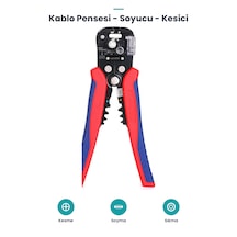 Kablo Pensesi - Soyucu - Kesici - Sıkma Standart