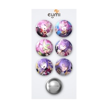 Nte Neverness To Everness Haniel Oyun Rozet Ve Fadia Oyun Rozet 6'lı Metal Rozet Seti 58mm İğneli Buton Çanta Yaka Rozeti Çok Renkli