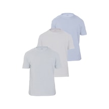Monox Erkek Melanj Tshirt 3'lü Yeşil