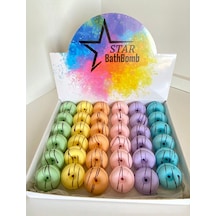Star Bomb Karışık Mini Donut Banyo Topu Nem Bombası 30 x 45 G Star Bomb Karışık Mini Donut Banyo Topu Nem Bombası 30 x 45 G