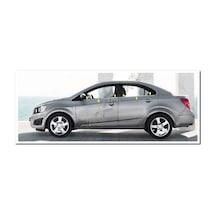 Db Chrome Chevrolet Aveo Sedan Cam Çıtası Nikelajı 2006-2011 4  Pa