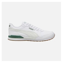 Puma 384855 22 St Runner V3 L Erkek Sneakers Ayakkabı Beyaz Yeşil Beyaz - Yeşil