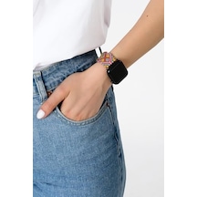 Hippi Etnich Silver 42-44-45-49 Mm Smart Watch Braided Band
