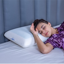 SimpleThePillow Jelli Klasik Visco Yastık Memory Foam Boyun Yastığı Hafızalı Yastık 60*40*15
