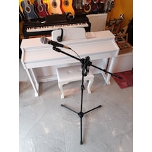 Mikrofon Standı Ayaklığı + D-sound Dinamic Mikrofon + Mic Kablosu Seti