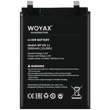 Woyax by Deji Xiaomi Redmi Note 11 Pro 4G Uyumlu  Batarya