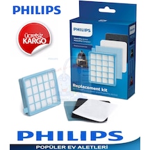 Philips Uyumlu Fc 8632/01 Powerpro Active Hepa Filtre Seti (409345045)