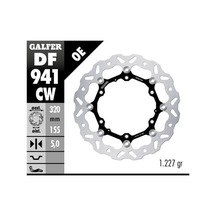 Husqvarna Svartpilen 401 Ön Fren Diski 320 Mm 2024 Sonrası Galfer Dalgalı Hareketli Aluminyum Disk
