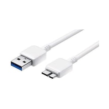 1 Metre USB 3.0 Taşınabilir HDD Harddisk Data & Güç Veri Kablosu