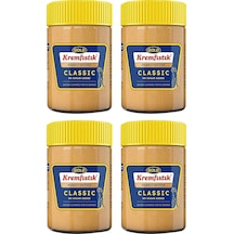 Gold Fıstık Ezmesi Classic Şekersiz 340 Gr X 4 Adet