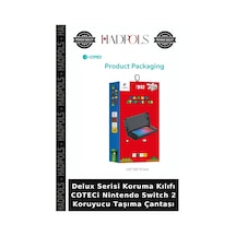 Delux Serisi Koruma Kılıfı Coteci Nintendo Switch 2 Koruyucu Taşıma Çantası