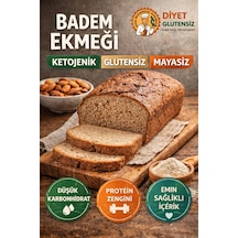 Glutensiz Mayasız Ketojenik Badem Ekmeği