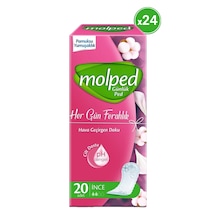 Molped Her Gün Ferahlık Günlük Ped İnce 24 x 20'li