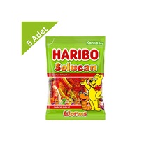 Haribo Solucan 80 G X 5 Adet - Yumuşacık Ve Meyveli Haribo Eğlencesi