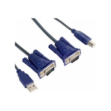 Usb Kvm Vga Kablosu Switch Bağlanti E/E - 1.5M