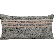 Zehra Abla Halı Yeni El Dokuma Dekoratif Lumbar Kilim Kırlent Yastık Kılıfı 6880 Çok Renkli