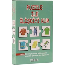 +3 Yaş Rege Puzzle İle İlişkiyi Kur Oyunu