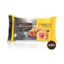 Cornetto Red Fruits (Kruvasan Kırmızı Meyveli) 45 Gram 20 Adet (1 Kutu)