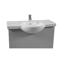 2044l003-1029 Etajerli Lavabo, 86 Cm Gri