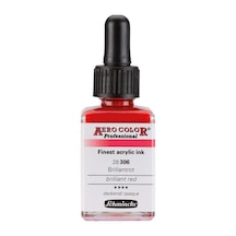 Schmincke Aero Color Professional Akrilik Airbrush Mürekkebi 28 Ml 306 Brilliant Red 0,15 L