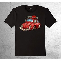 Wolkswagen Beetle Retro Red Vosvos Tişört Çocuk T-shirt
