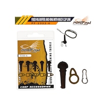 Portfish 2322-6 Fixed Rig Buffer And Ring With Multi Clip Link