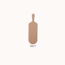 Oval Ahşap Sunum Tahtası 39X11Cm L128