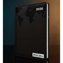 Bk Gift Kişiye Özel İsimli Termo Sert Kapak 2026 Siyah Ajanda -16, Öğretmenler Günü Hediyesi, Yeni İş Hediyesi 35302 Bk Gift Renkli
