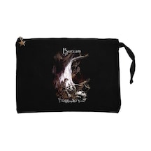Burzum The Ways Of Yore Siyah Clutch Astarlı Cüzdan / El Çantası Siyah
