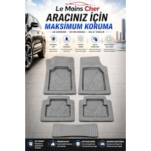 Hummer H3 Base Havuzlu Oto Paspası Kaymaz Taban Dayanıklı Alpin Gri