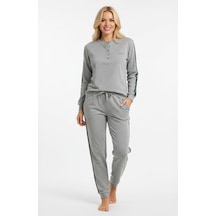 Bonbon Kadın Pamuklu 4 Adet 2'li Pijama Takımı Bb2220 Desenli