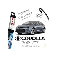 Toyota Corolla Uyumlu Muz Silecek Takımı 2018-2021 Bosch Aerotwin