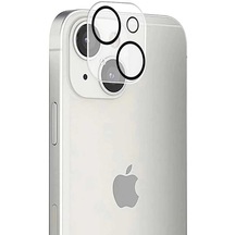 Noktaks - iPhone Uyumlu 13 - Kamera Lens Koruyucu Cl-05 - Şeffaf