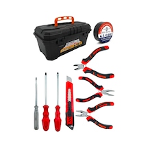 Moonshop 3 Lü Mini Pense Yan Keski Kargaburnu Set+3 Lü tornavida+
