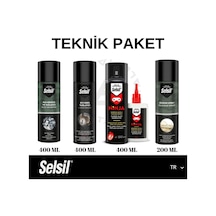 Selsil Pas Sökücü, Gres Yağlayıcı, Ninja Yapıştırıcı Ve Silikon Sprey 1 adet
