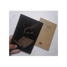 Owl Bag Özel Tasarım Vıntage Görünümlü Do Not Promises Desenli Defter Çok Renkli