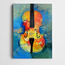 Violin Dekoratif Dev Boyut Kanvas Tablo 100 X 140 Cm
