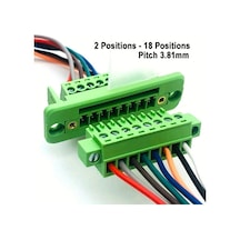 Wangxi 6 Pozisyon Vidalı Kilitli Nylon Yalıtımlı Hızlı Bağlantı Terminal Bloğu