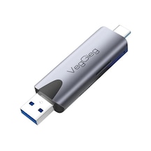 Type-c Ve Usb 3.0 Sd-microsd Tf Kart Okuyucu