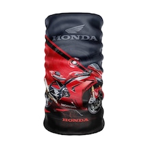 Bebo Store Extreme Spor Motor Ve Bisiklet Kullananlara Özel Desenli Buff Boyunluk Bandana Balaklava - Honda-2907 1 Siyah