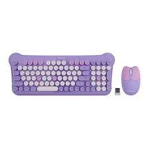 Everest KM-6244 Bunny 2.4 Ghz + BT Kablosuz Q Multimedia Klavye Mouse Set