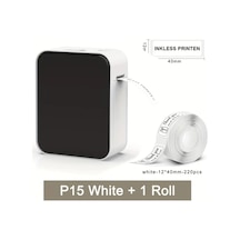 Willowhaven Marklife Kablosuz Termal Etiket Yazıcı - Beyaz Makine 1 Rulo Şerit