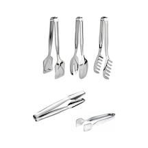 5 Parça Maşa Set,makarna,salata,şeker,buz Maşası