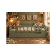 150x50 + 47,5x50 Yeşil Hemnes Divan Bariyer, Trabzan, Korkuluk Yeşil - 942040225