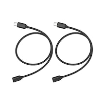 Type-c Uzatma Kablo 50 Cm Usb C Erkek - Dişi Uzatma Kablosu Pd Güç Konektörü Uzatma Kablosu Tip C Uzatma Kablo Zr73