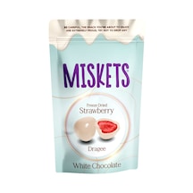 Miskets Beyaz Çikolata Kaplamalı Çilek 80 G