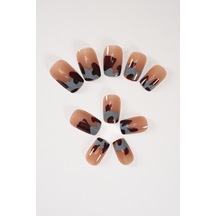 Pop Beauty Takma Tırnak Seti & Zararsız Yapıştırıcı Popbeauty10077