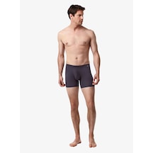 Erkek Modal Elastan Boxer Silver 9313 - Antrasit Antrasit