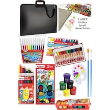 Öğrenci Boyama Seti 11 Parça 1 Paket 35x50